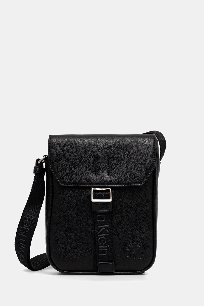 Calvin Klein borseta uni negru LV04D3131G
