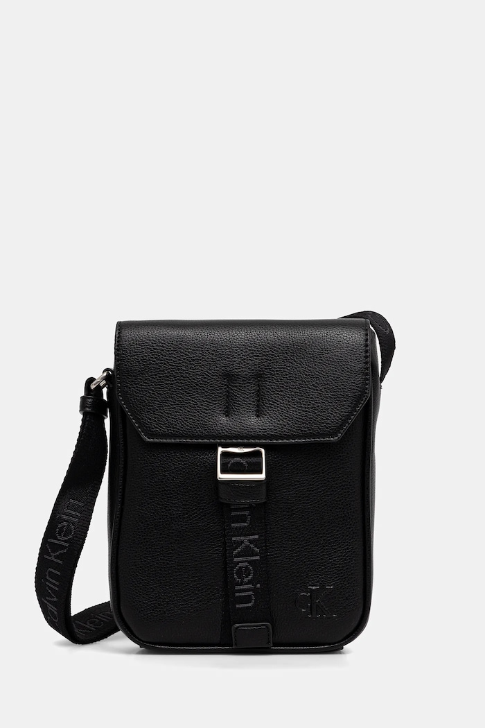 Calvin Klein borseta uni negru LV04D3131G