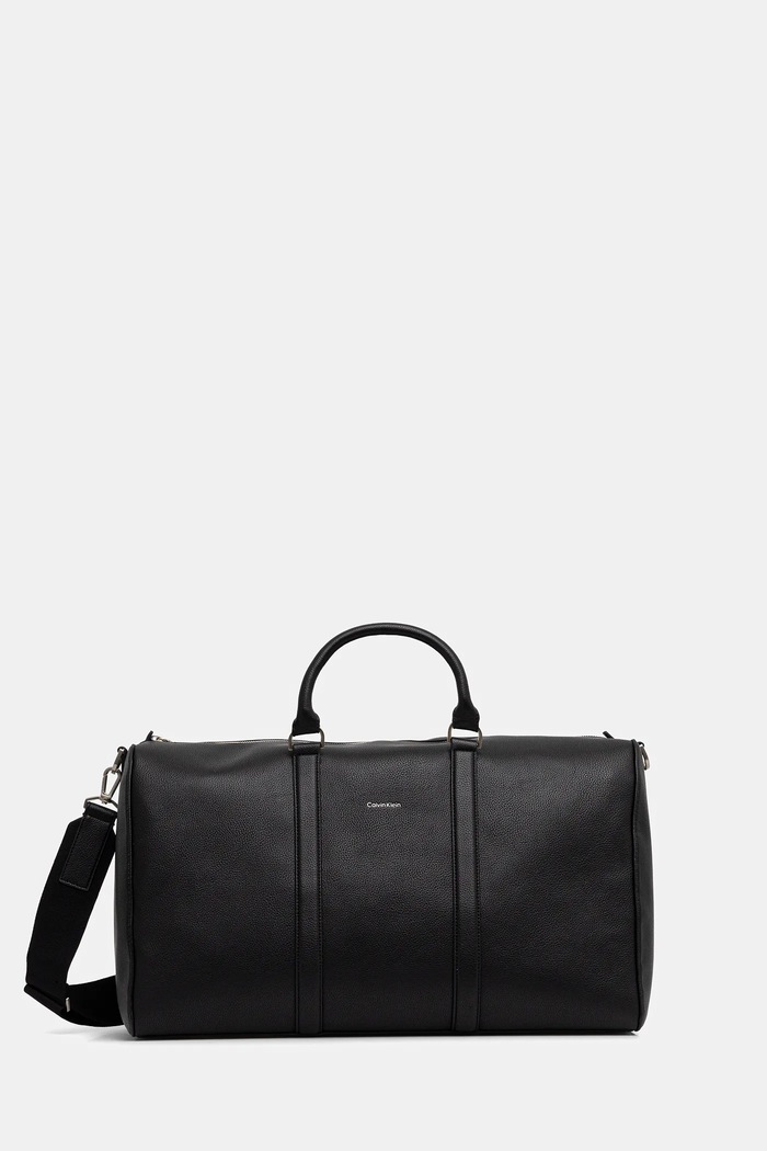 Taška Calvin Klein imitácia kože čierna LV04D3158G