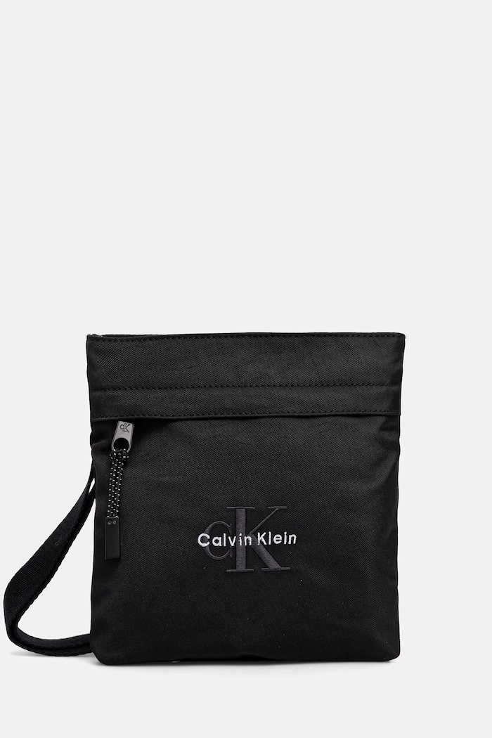 Calvin Klein saszetka tekstylny czarny LV04D3178G