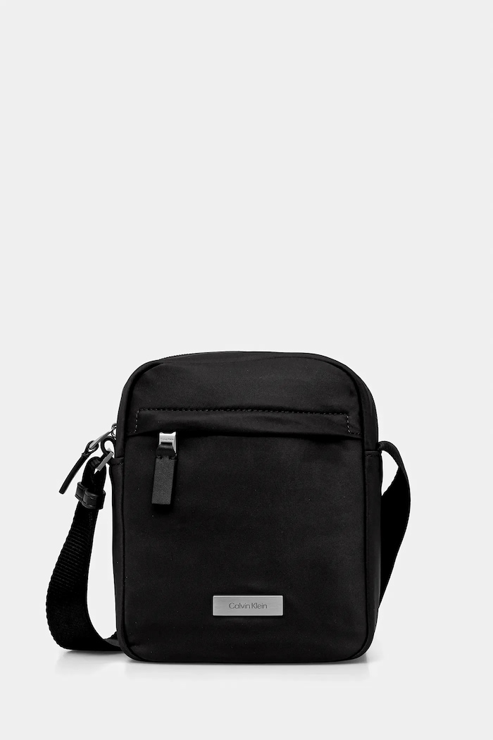 Torba Calvin Klein bez uzorka crna LV04D3180G