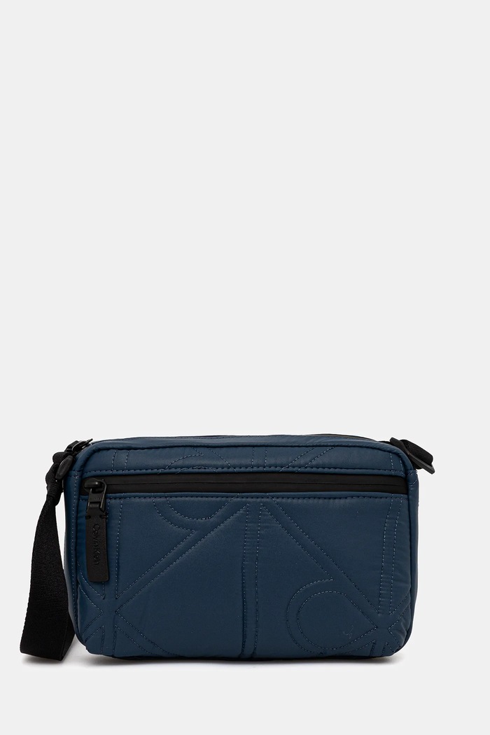 Malá taška Calvin Klein jednofarebný modrá LV04D3192G