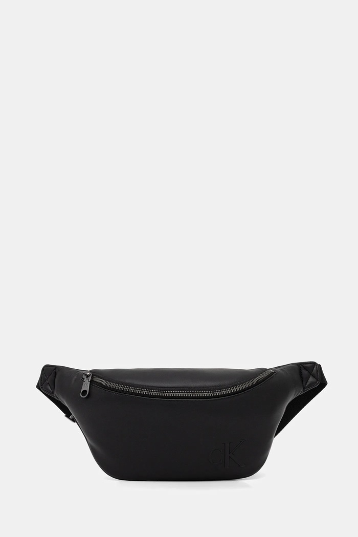 Ľadvinka Calvin Klein jednofarebný čierna LV04D3249G