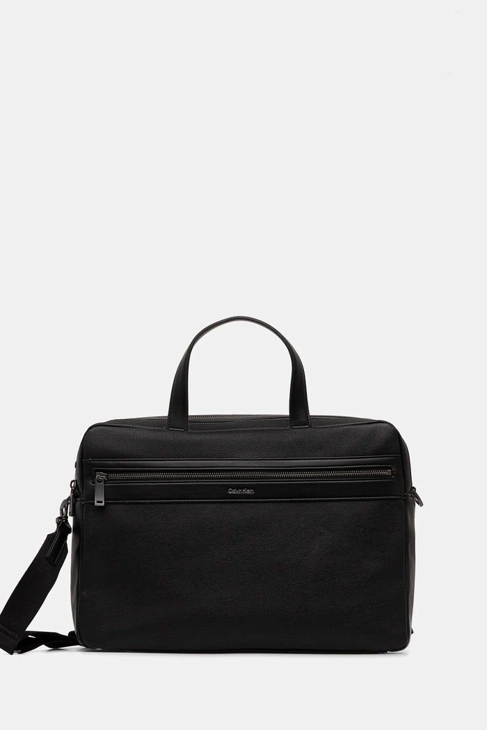 Calvin Klein torba 39 x 28 x 8,5 cm mieści A4 czarny LV04D3263G