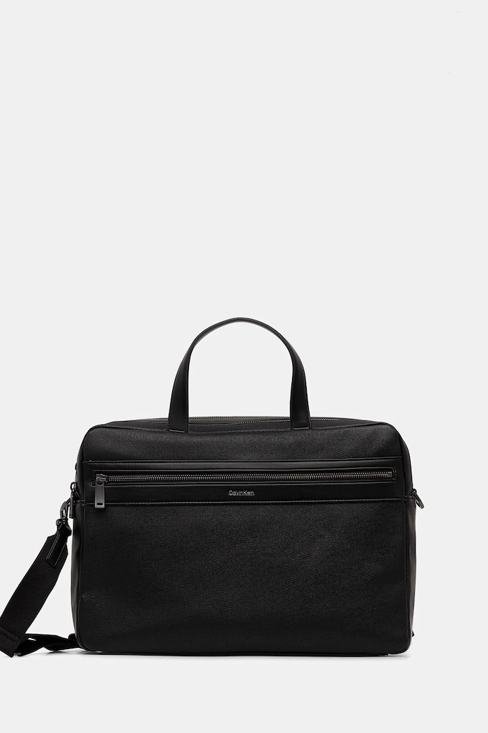 Calvin Klein torba 39 x 28 x 8,5 cm mieści A4 czarny LV04D3263G