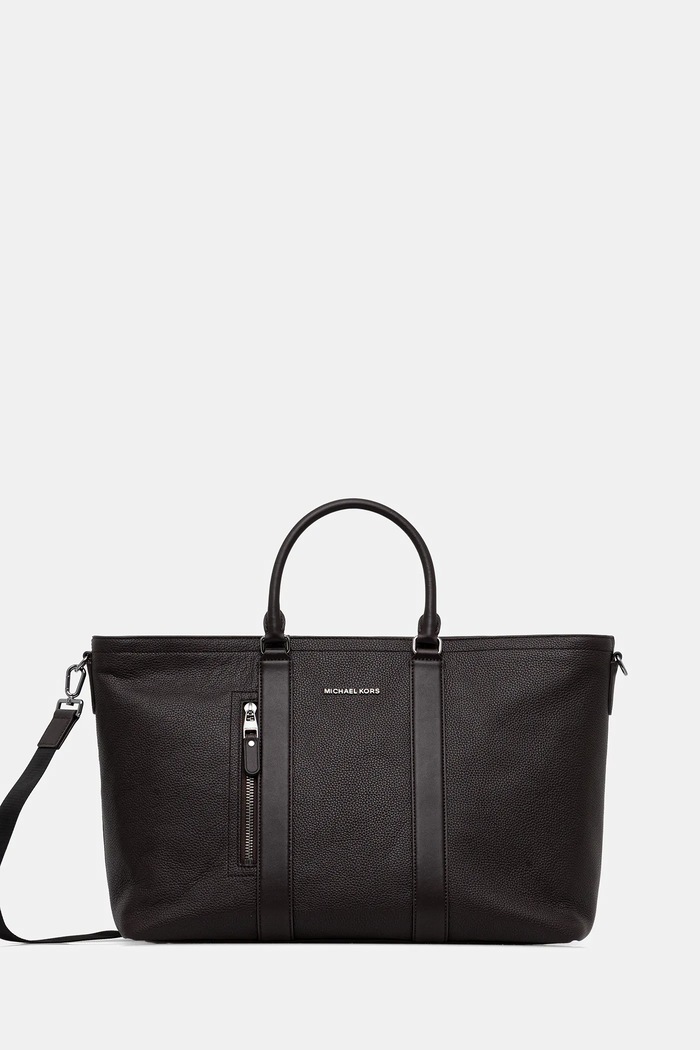 Usnjena torba Michael Kors 48 x 32 x 22 cm Ustreza A4 rjava 33F5LHDT4L