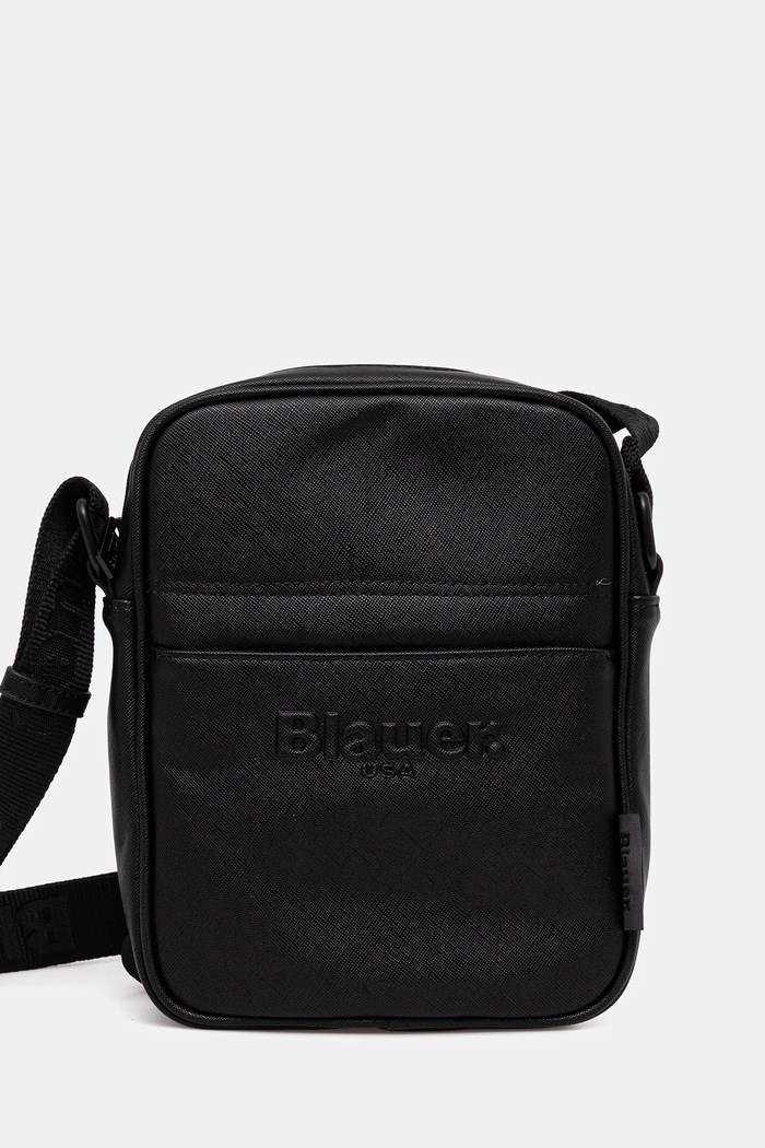 Blauer taštička pánská z imitace kůže hladký černá FORT03