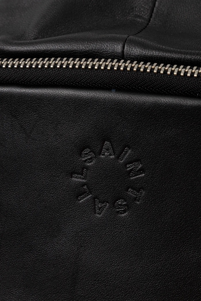 Kožený batoh AllSaints FINN černá M093XD