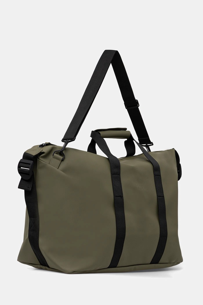 Rains Geantă 14200 Hilo Weekend Bag 14200.134 verde AW25