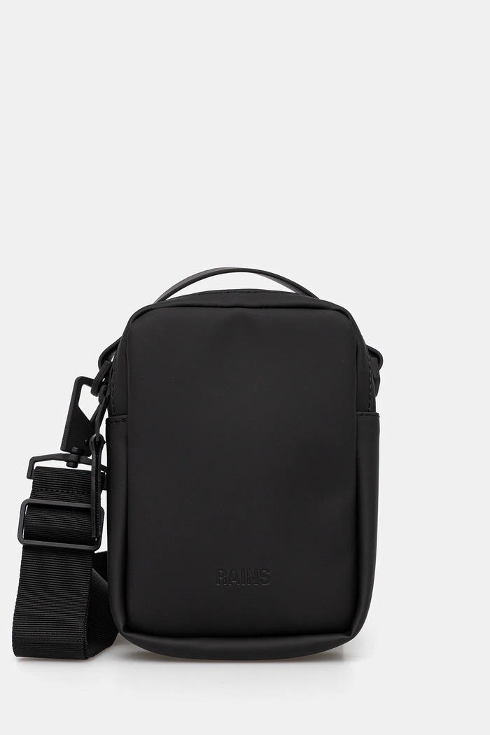 Malá taška Rains 14920 Reporter Box Bag jednofarebný čierna 14920.