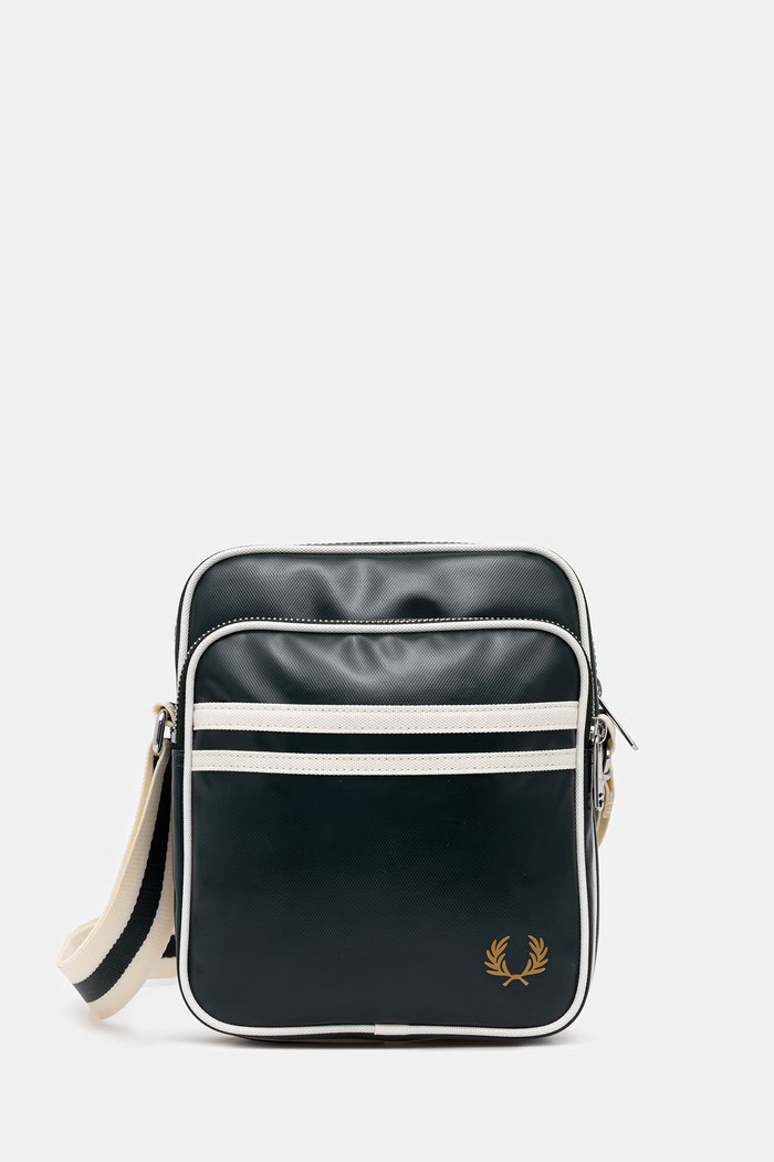 Torbica za okoli pasu Fred Perry Ne ustreza A4 zelena L8258