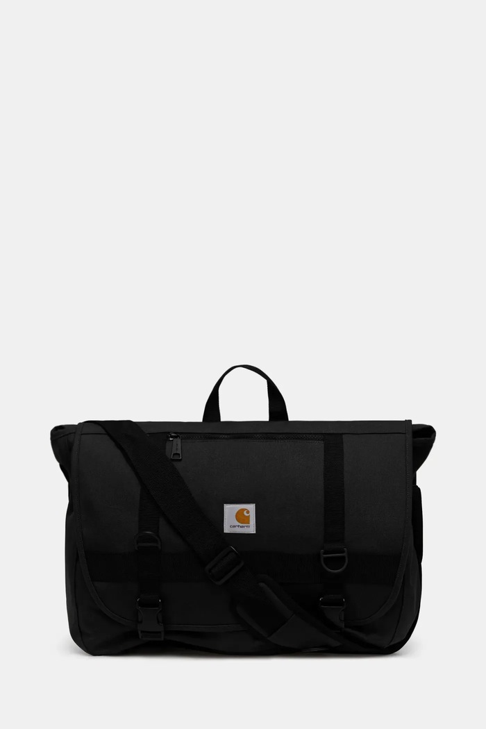 Τσάντα Carhartt WIP Jake Messenger Bag απλό μαύρο I035347.89XX