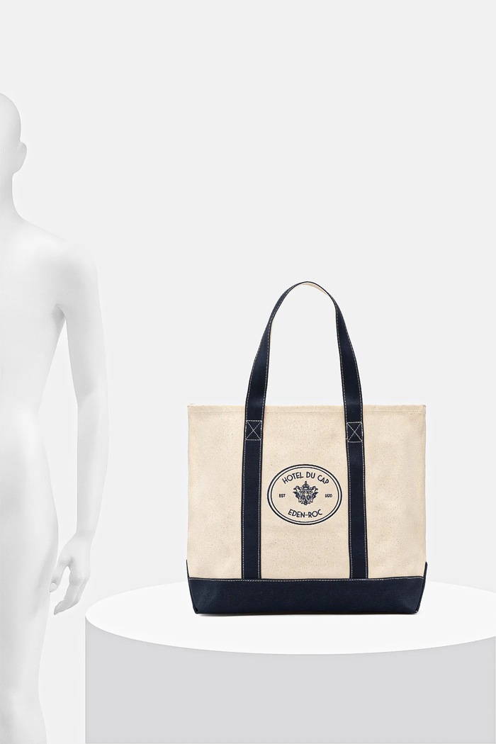 Sporty & Rich cotton bag Eden Crest Two Tone Tote BA00660673BE06