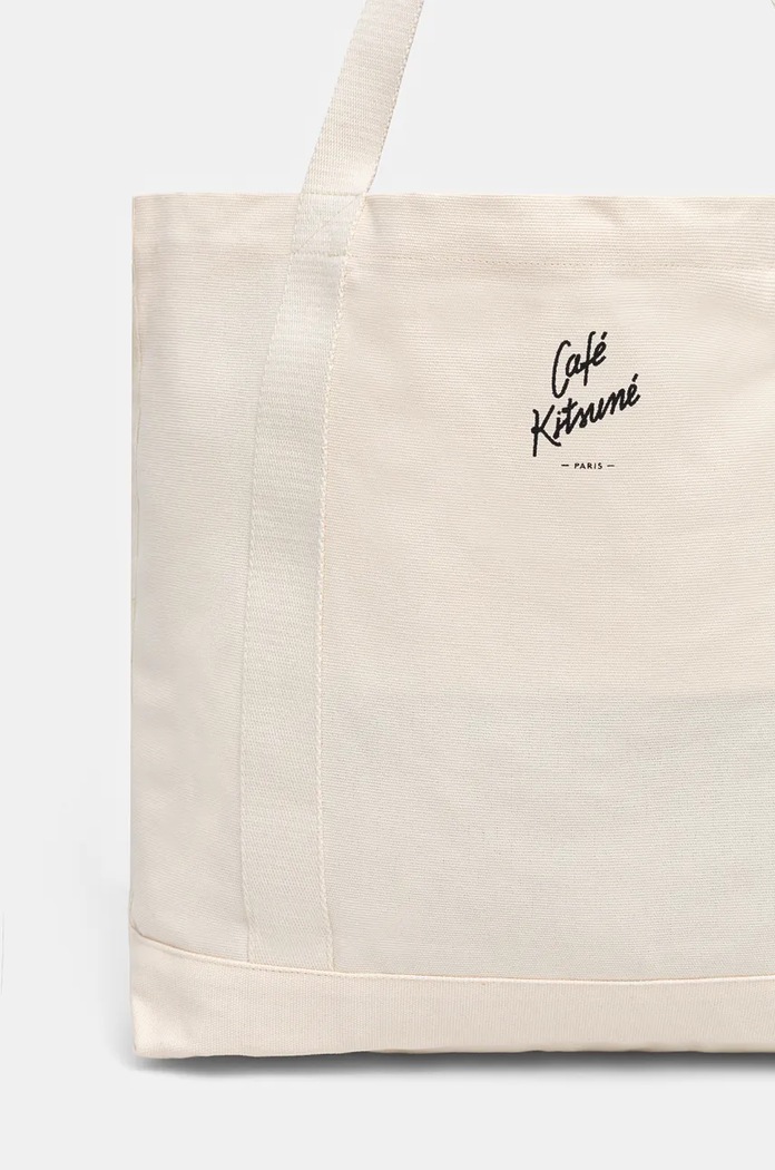 Аксессуары Сумка Café Kitsuné Barista Fox Tote CKMU05101WW9001 бежевый