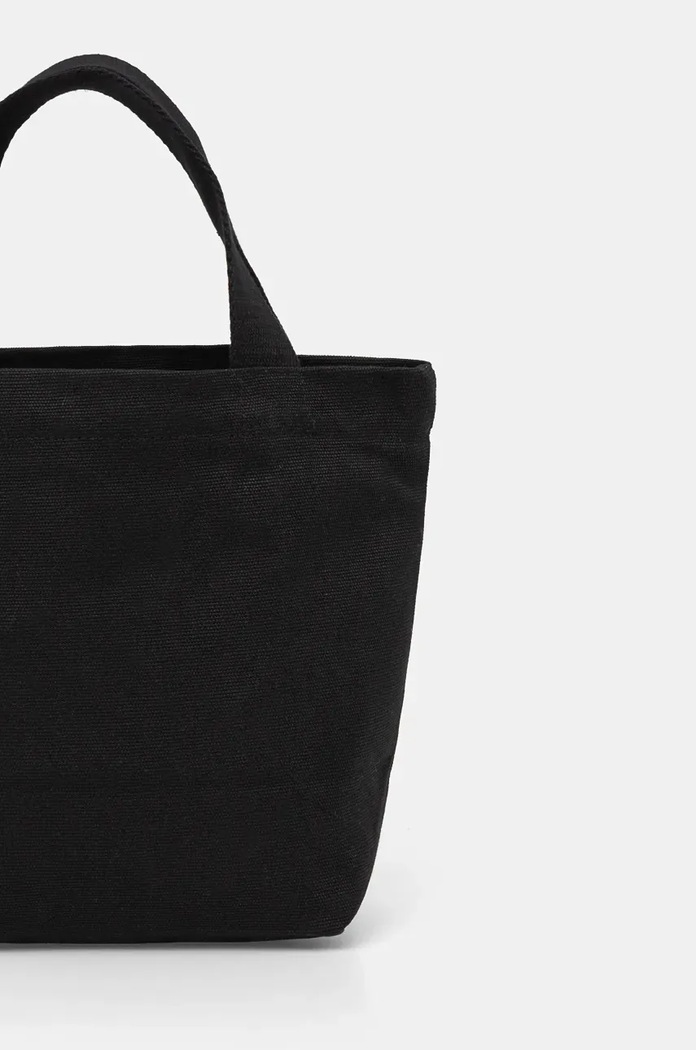 Аксессуары Хлопковая сумка Café Kitsuné Coffee Cup Mini Tote CKNU05107WW9001 чёрный