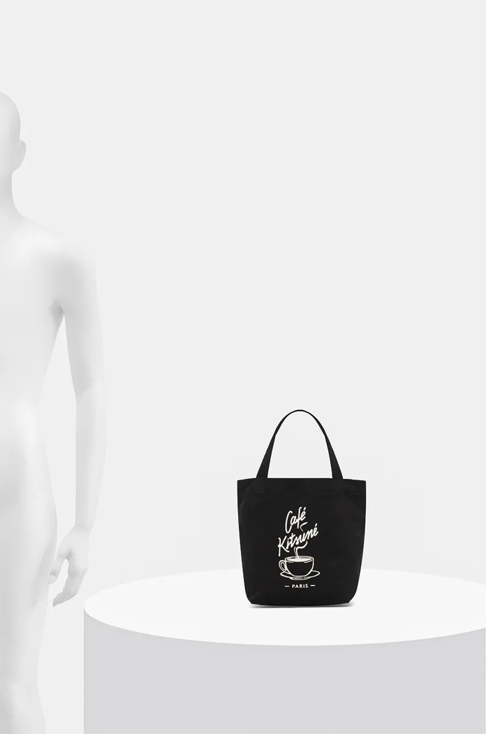 Хлопковая сумка Café Kitsuné Coffee Cup Mini Tote CKNU05107WW9001
