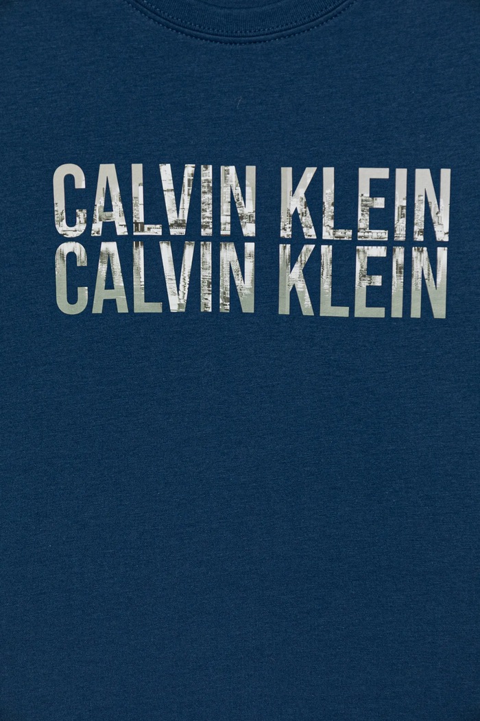 Chlapec Detské bavlnené tričko Calvin Klein Jeans IB0IB02530.9BYA modrá
