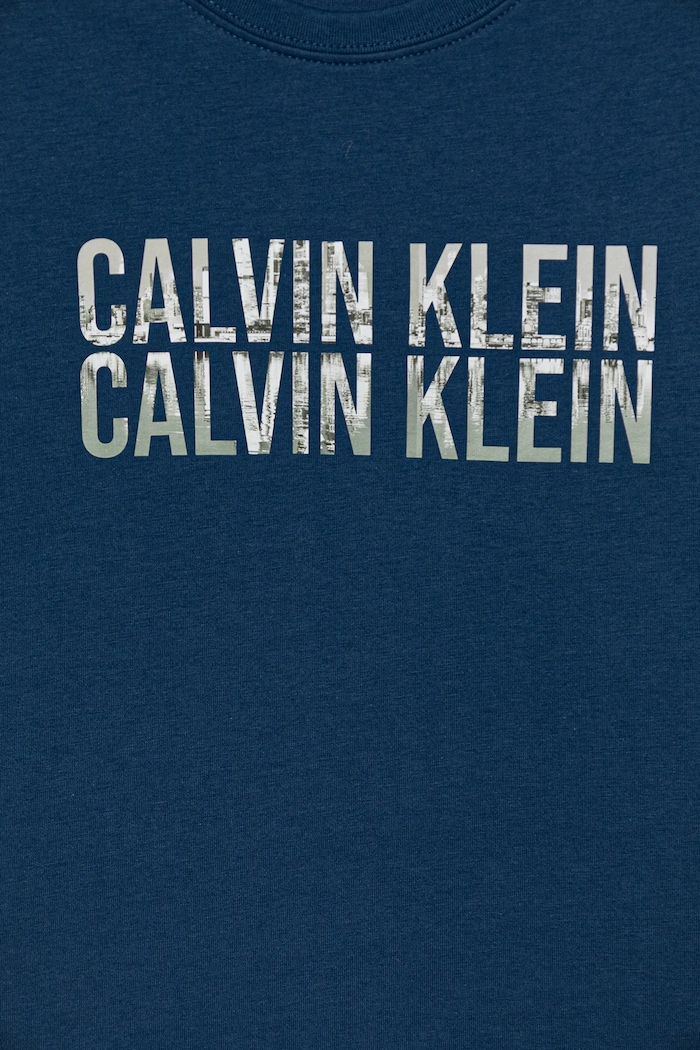 Chlapec Detské bavlnené tričko Calvin Klein Jeans IB0IB02530.9BYA modrá