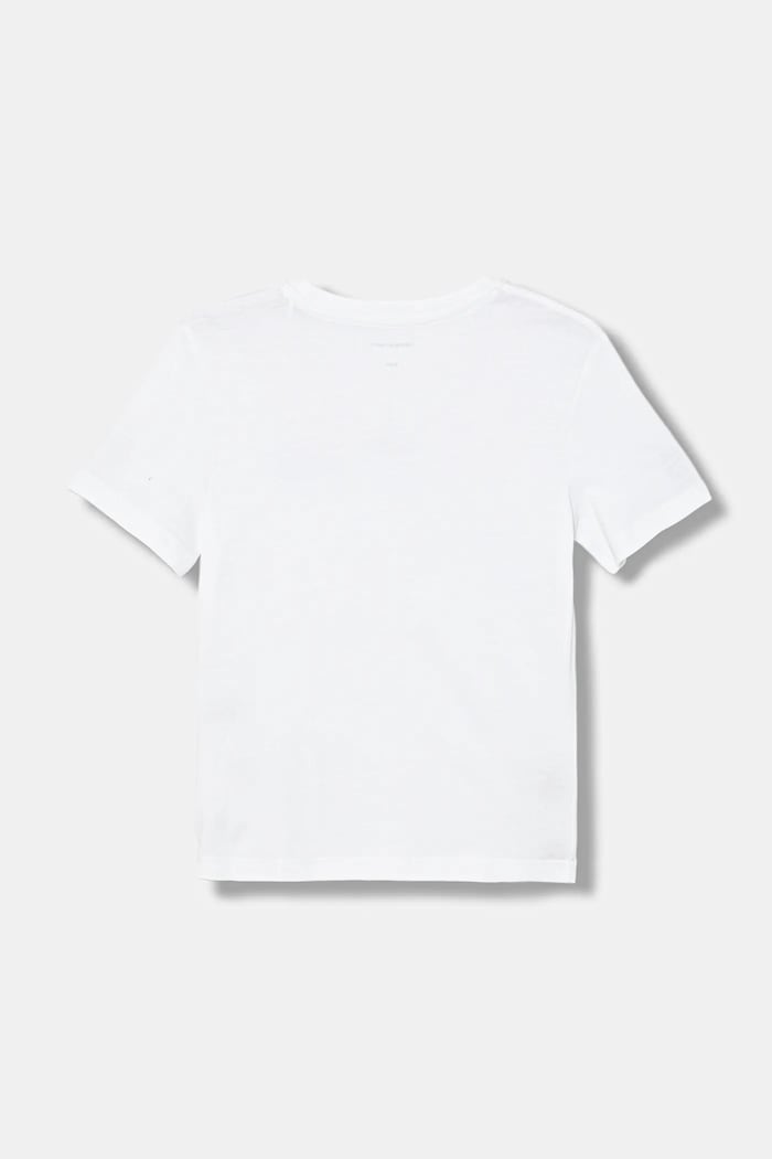 Chłopiec Calvin Klein Jeans t-shirt bawełniany dziecięcy IB0IB02544.9BYA biały