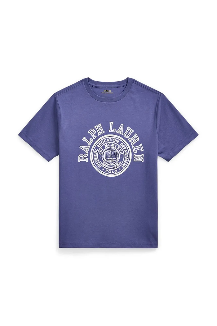 Polo Ralph Lauren t-shirt bawełniany nadruk granatowy 323971317002