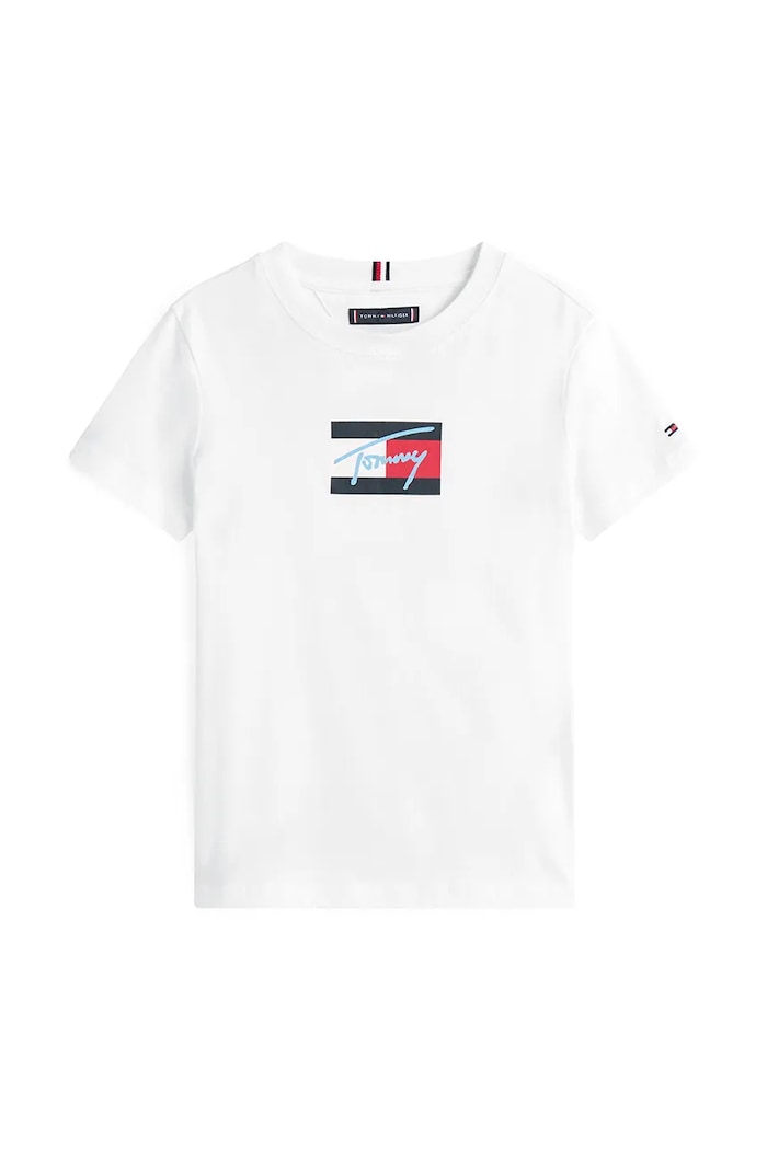 Tommy Hilfiger Μπλουζάκι Tommy Hilfiger KB0KB09725.86.122.9BYA λευκό AW25