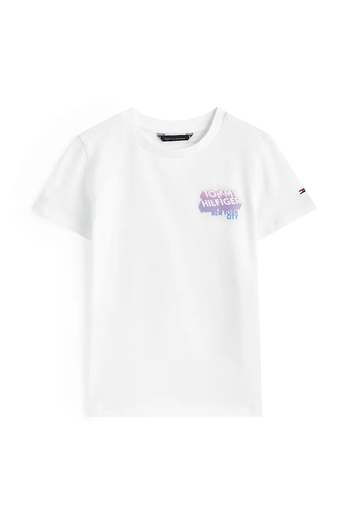 Tommy Hilfiger tricou KB0KB09848.128.176.9BYA alb AW25