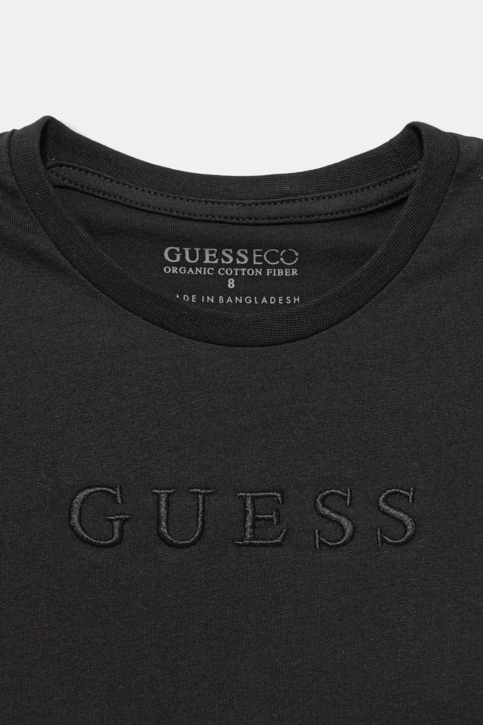 Хлопчик Дитяча бавовняна футболка Guess L4GI36.K8HM4.9BYA чорний