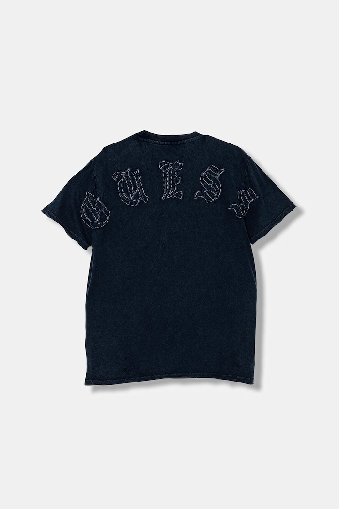 Detské bavlnené tričko Guess L5YI20.K8HM4.9BYA tmavomodrá AW25