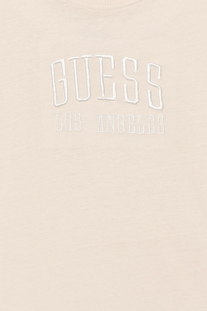 Αγορίστικα Παιδικό βαμβακερό μπλουζάκι Guess L5YI31.I3Z14.9BYA μπεζ