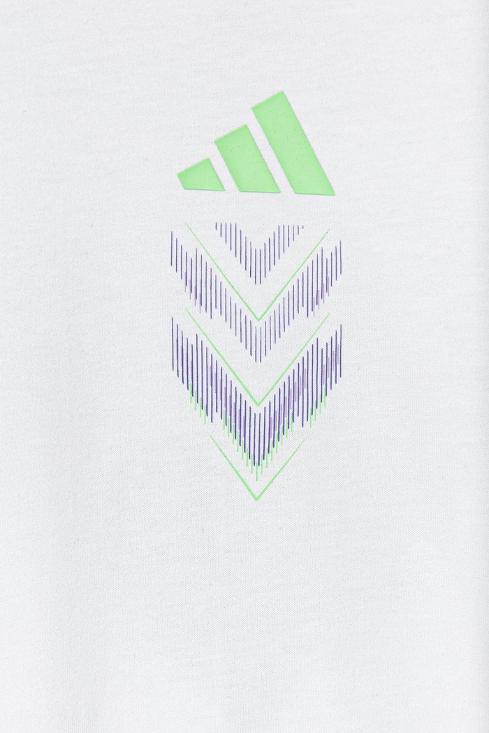 adidas Performance t-shirt bawełniany dziecięcy biały JM8942