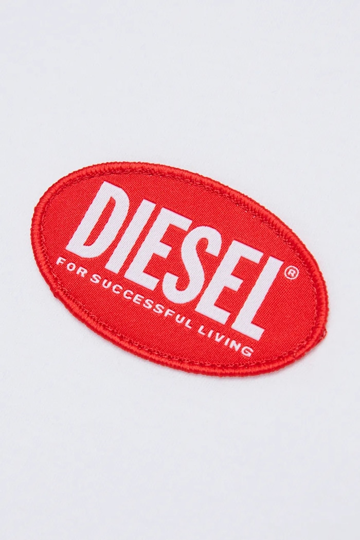 Dětské bavlněné tričko Diesel TPATCH OVER T-SHIRT bílá J02469