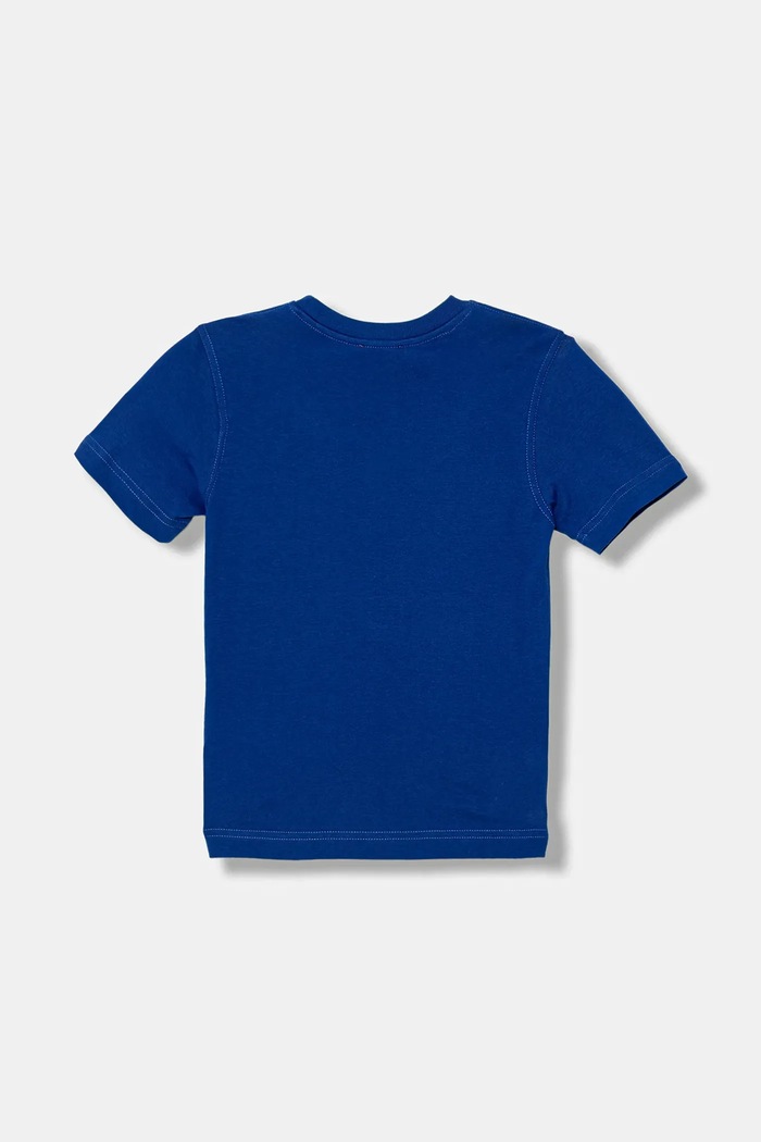 Dětské bavlněné tričko Diesel TADJUSTK14 T-SHIRT J02475.00YI9 modrá SS26