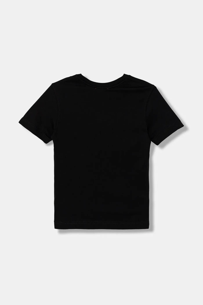 Diesel t-shirt bawełniany dziecięcy TADJUSTK14 T-SHIRT J02475.00YI9 czarny SS26