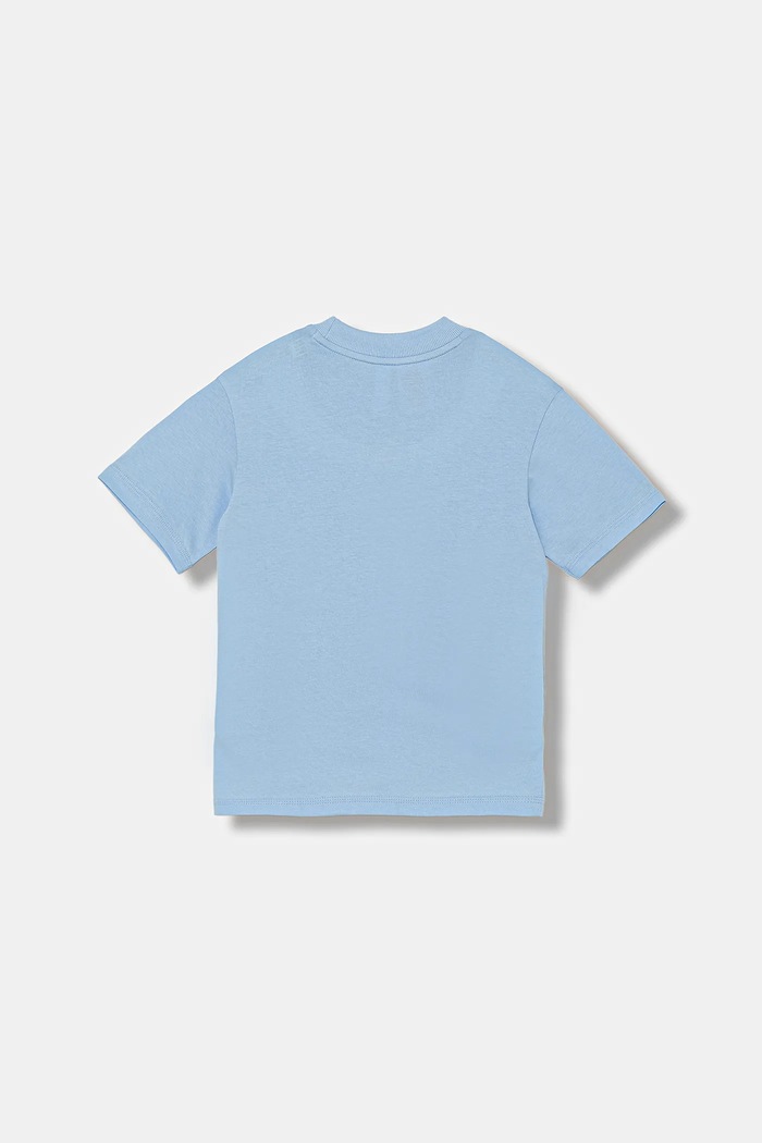 Chłopiec adidas t-shirt bawełniany dziecięcy KC5384 niebieski