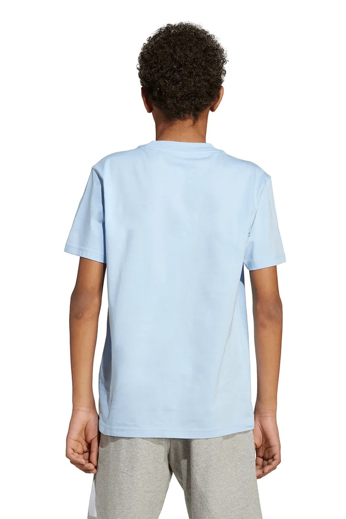 adidas t-shirt bawełniany dziecięcy KC5384 niebieski