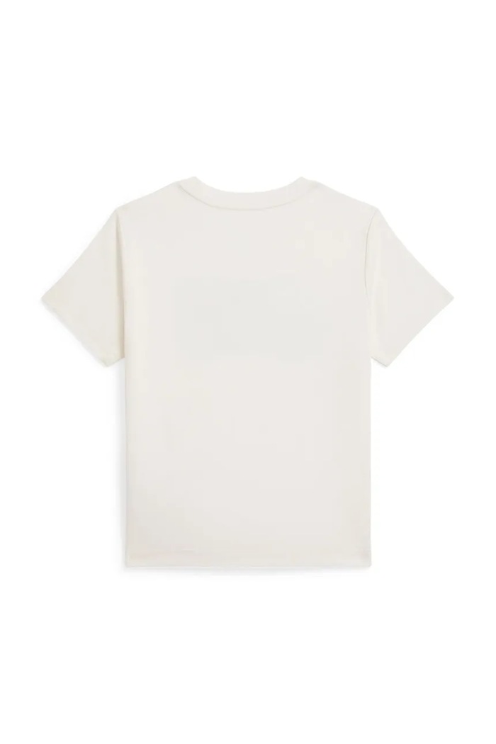 Дитяча бавовняна футболка Polo Ralph Lauren 322981268001 білий AW25