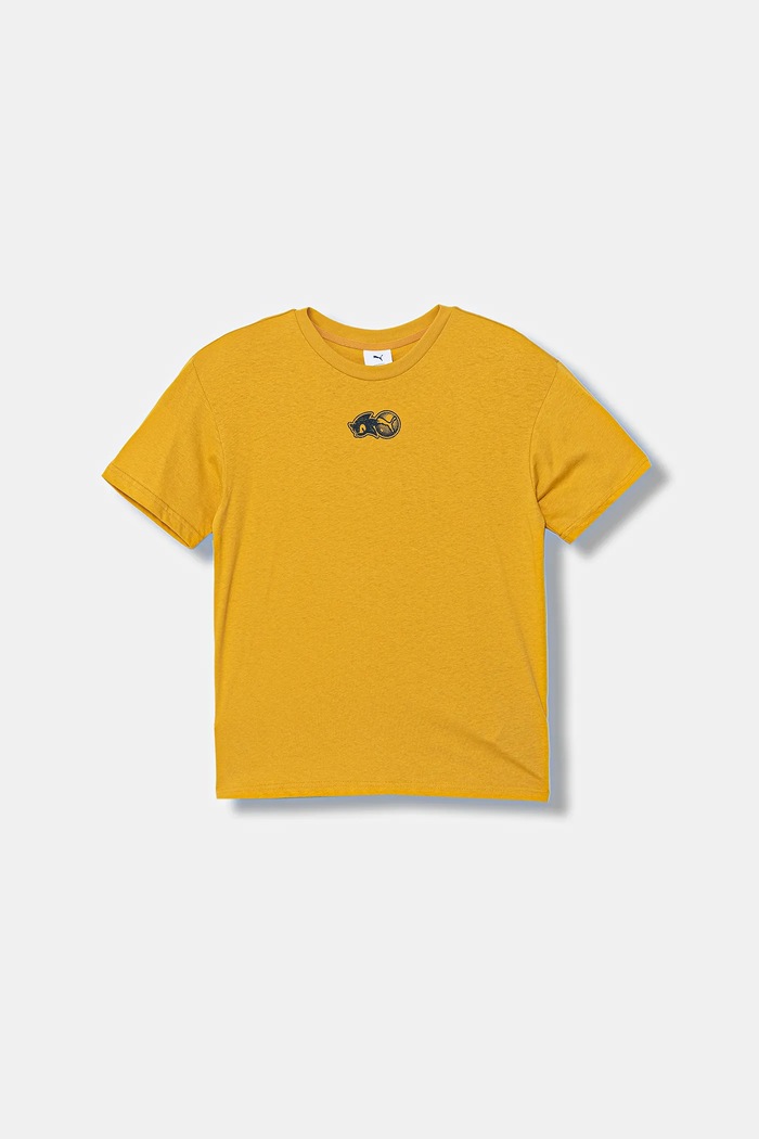Памучна тениска Puma PUMA X SONIC Relaxed Graphic Tee памук оранжев 632381