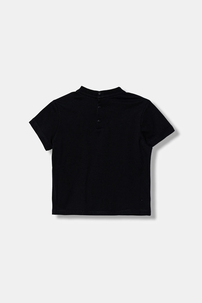 T-shirt bawełniany niemowlęcy 3-pack Emporio Armani granatowy EB000823.AF14503