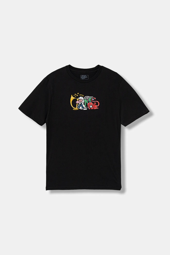 Vans t-shirt bawełniany dziecięcy Vans Good Baddy SS nadruk czarny VN000PY7BLK1