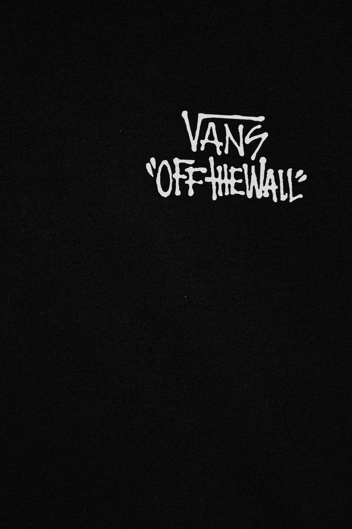 Chłopiec Vans t-shirt bawełniany dziecięcy Stomper SS VN000Q02BLK1 czarny