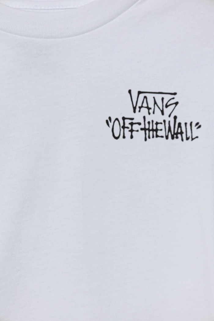Chlapec Detské bavlnené tričko Vans Stomper SS VN000Q02WHT1 biela