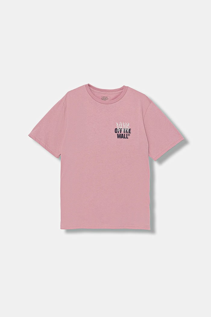 Vans gyerek pamut póló Metal Wall SS VN000R03EN71 rózsaszín AW25