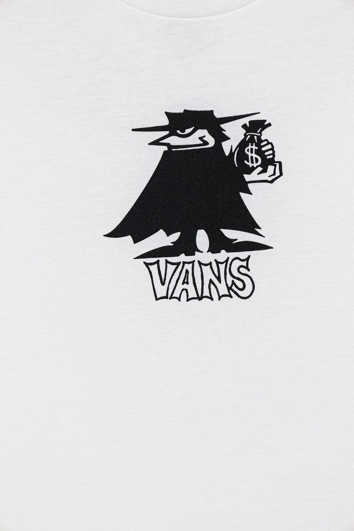 Chłopiec Vans t-shirt bawełniany dziecięcy Classified SS VN000R05WHT1 biały