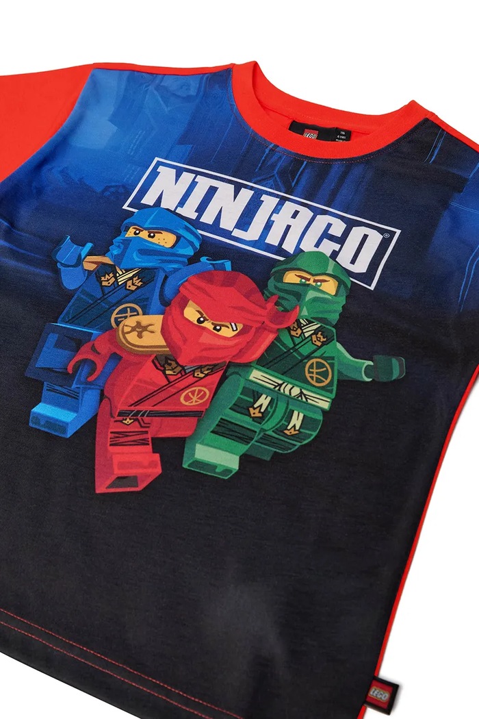 CHLAPEC Lego Dětské tričko Lego LWTAFFY 623 11011246 červená