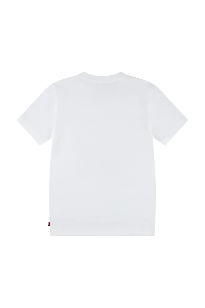 Levi's T-shirt dziecięcy RACE TO THE FINISH TEE 9EN609 biały AW25