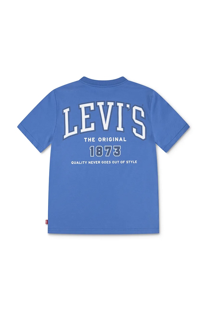 Detské tričko Levi's ALWAYS ORIGINAL TEE 9EN858 modrá AW25