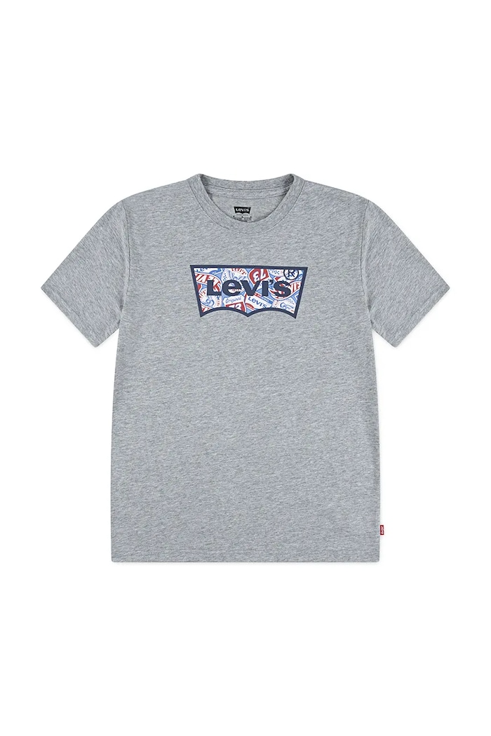 Levi's maglietta per bambini ON THE ROAD BATWING TEE melange grigio 9EN945