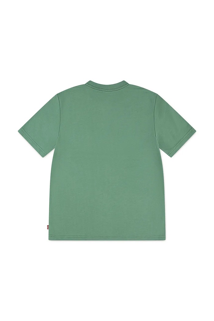 Levi's tricou copii STREAMLINE MONOGRAM TEE 9EP035 verde AW25
