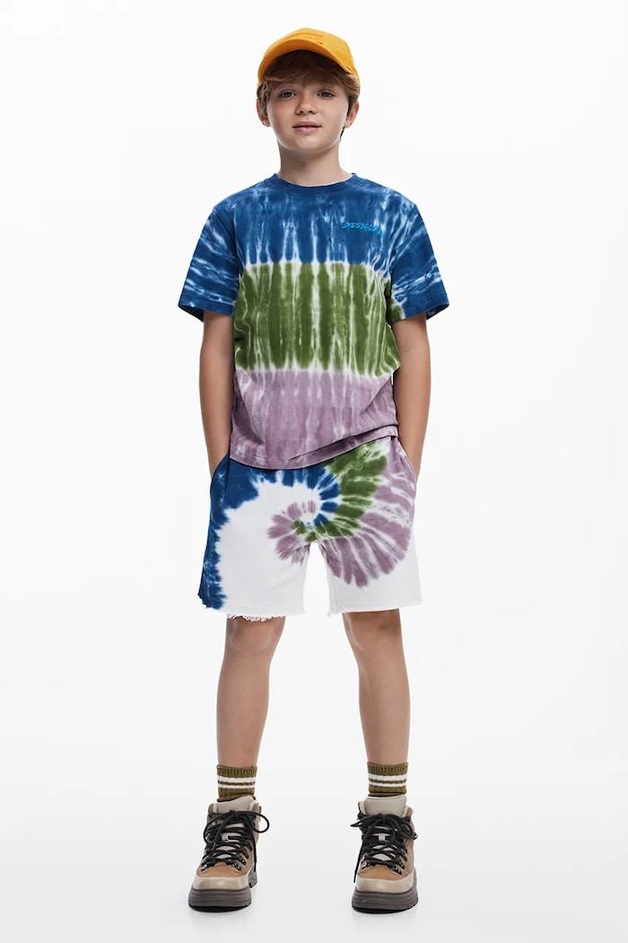 Dječja pamučna majica kratkih rukava Desigual 25WBTK04