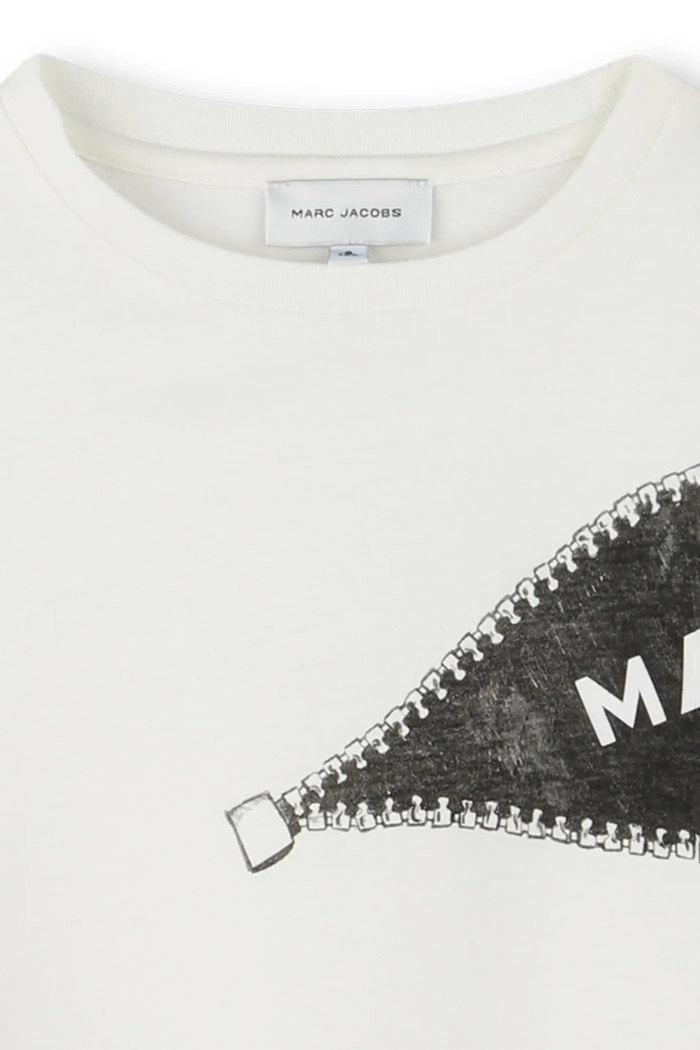 Chlapec Detské bavlnené tričko Marc Jacobs W60637.102.108 béžová